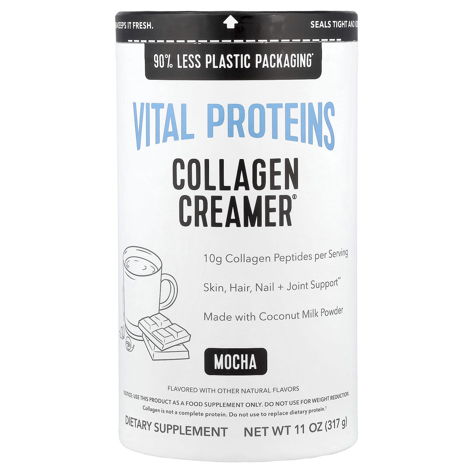 Vital Proteins, Collagen Creamer®, Mocha, 11 oz (317 g)