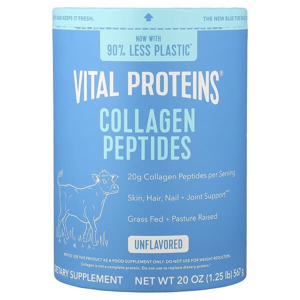 Vital Proteins, 膠原蛋白肽，原味，20 盎司（567 克）