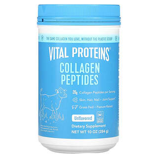 Vital Proteins‏, פפטידי קולגן, ללא טעם, 284 גר' (10 oz)
