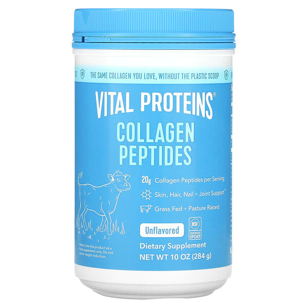 Vital Proteins, пептиди колагену, з нейтральним смаком, 284 г (10 унції)