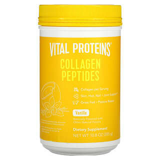 Vital Proteins, ببتيدات الكولاجين، بالفانيليا وماء جوز الهند، 10.8 أونصة (305 جم)