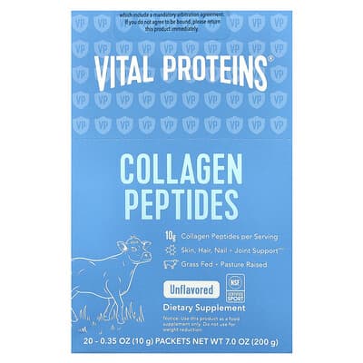 Norland Vital Proteins, Collagen Peptides, Unflavored, 20 Packets, 0.35 oz (10 g) Each supplement Uganda UGX 165722