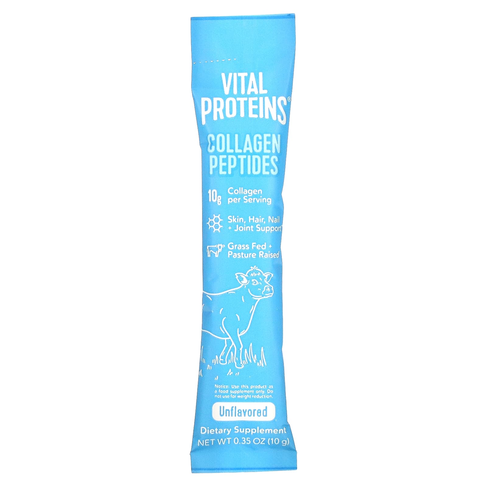 Vital Proteins Collagen Peptides Unflavored 20 Packets 035 Oz 10 G Each 0547