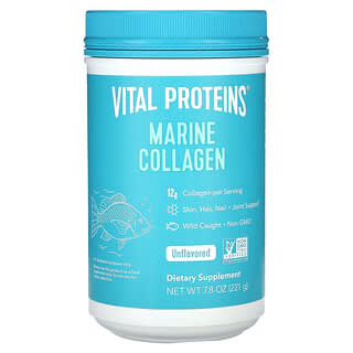 فيتال بروتينز‏, كولاجين بحري، بدون نكهات، 7.8 أونصات (221 جم)