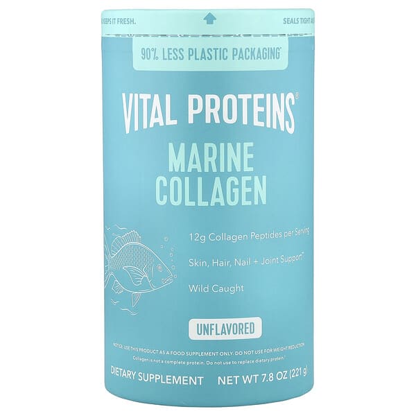 Vital Proteins, 海洋膠原蛋白，原味，7.8 盎司（221 克）