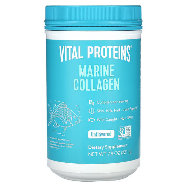 Vital Proteins, 海洋膠原蛋白，原味，7.8 盎司（221 克）