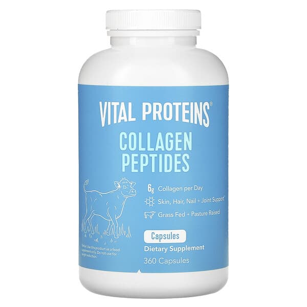 Vital Proteins‏, פפטידים של קולגן, 360 כמוסות