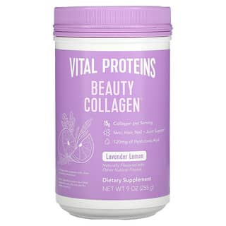 Vital Proteins, Beauty Collagen، الليمون والخزامى، 9 أونصة (255 جم)