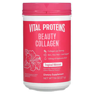 Vital Proteins, Beauty Collagen，熱帶木槿，9.6 盎司（271 克）