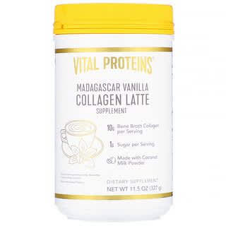 Vital Proteins, Collagen Latte（コラーゲンラテ）、マダガスカルバニラ、327g（11.5オンス）