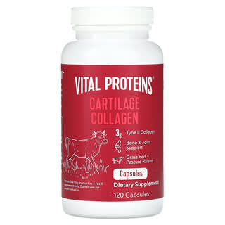 Vital Proteins, Cartilage Collagen, Knorpelkollagen, 120 Kapseln