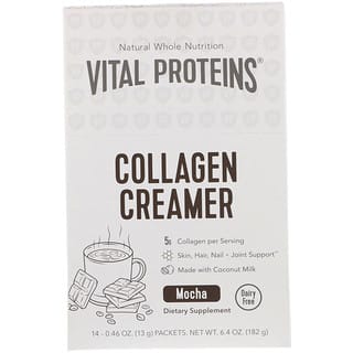 Vital Proteins‏, קולגן מקרים, מוקה, 14 מנות, 0.46 אונקיות (13 גרם) כל אחת