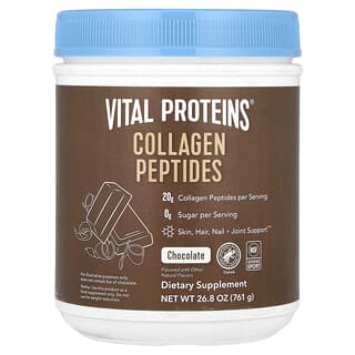 Vital Proteins, Peptídeos de Colágeno, Chocolate, 761 g (26,8 oz)