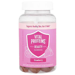 Vital Proteins, Gomitas de belleza, Fresa, 60 gomitas