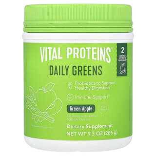 Vital Proteins, Daily Greens, Grüner Apfel, 265 g (9,3 oz.)