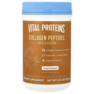 Vital Proteins, Péptidos de colágeno, Caramelo salado, 299 g (10,5 oz)