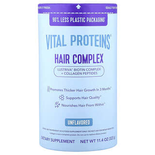 Vital Proteins, 头发支持复合物，无香，11.4 盎司（323 克）