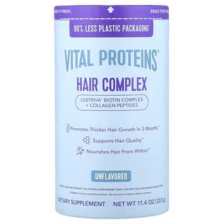 Vital Proteins, ヘアコンプレックス、無香料、323g（11.4オンス）