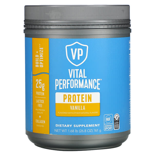 Vital Proteins, Vital Performance Protein,，香草味，1.68 磅（761 克）
