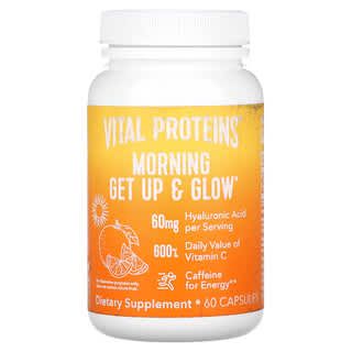 Vital Proteins, Morning Get Up & Glow（モーニングゲットアップ＆グロー）、60粒
