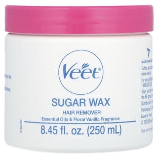 Veet, Sugar Wax Hair Remover, Essential Oils & Floral Vanilla, 14 Pieces