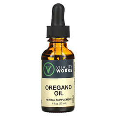 Vitality Works, Oregano Oil, Oreganoöl, 30 ml (1 fl. oz.)