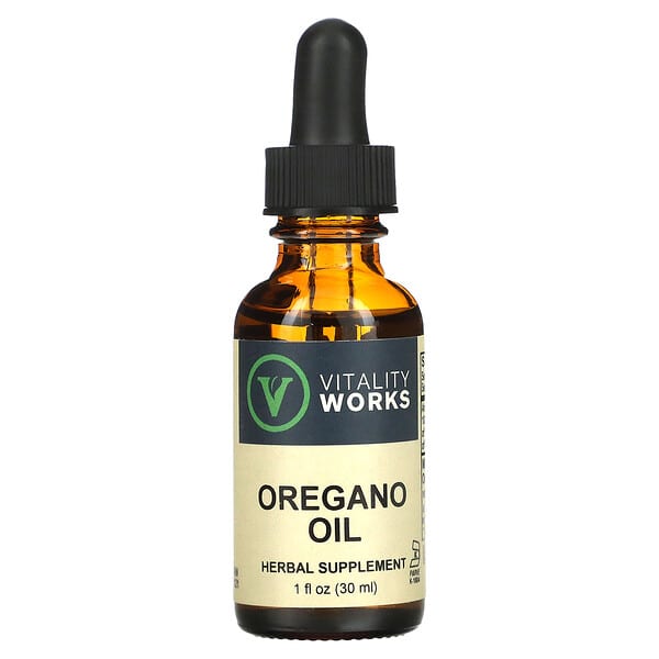 Vitality Works, Aceite de Orégano, 1 fl oz (30 ml)