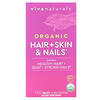 Organic Hair + Skin & Nails, 120 Tablets