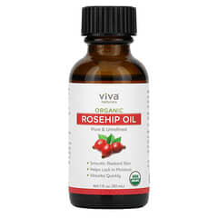 Viva Naturals, Organic Rosehip Oil, Bio-Hagebuttenöl, 30 ml (1 fl. oz.)
