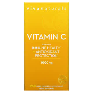 Viva Naturals, Vitamin C, 1,000 mg, 250 Veggie Capsules
