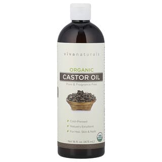 Viva Naturals, Organic Castor Oil, Bio-Rizinusöl, 473 ml (16 fl. oz.)