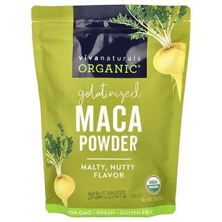 Viva Naturals, Organic Gelatinized Maca Powder, 1 lb (454 g)