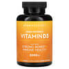Vitamine D3 à l'huile de coco liquide biologique, Haute efficacité, 5000 UI, 360 capsules à enveloppe molle