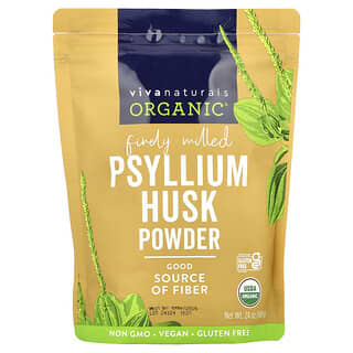 Viva Naturals, Organic Psyllium Husk Powder, 24 oz (680 g)