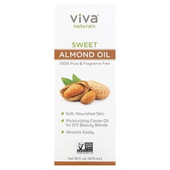 Viva Naturals, Sweet Almond Oil, 16 fl oz (473 ml)