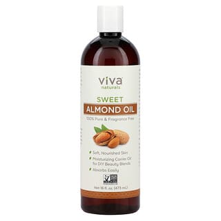 Viva Naturals, 甜杏仁油，16 液量盎司（473 毫升）