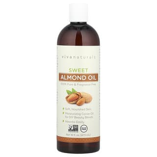 Viva Naturals, Sweet Almond Oil, Süßmandelöl, 473 ml (16 fl. oz.)