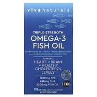 Omega-3 Fish Oil, Triple Strength , 30 Softgels