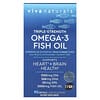 Aceite de pescado con omega-3, Triple concentración, 90 cápsulas blandas
