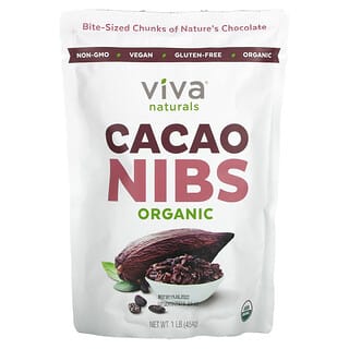 Viva Naturals, Organic Cacao Nibs , 1 lb (454 g)