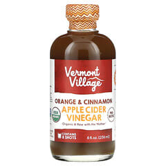 Vermont Village, Apple Cider Vinegar, Orange & Cinnamon, 8 fl oz (236 ml)