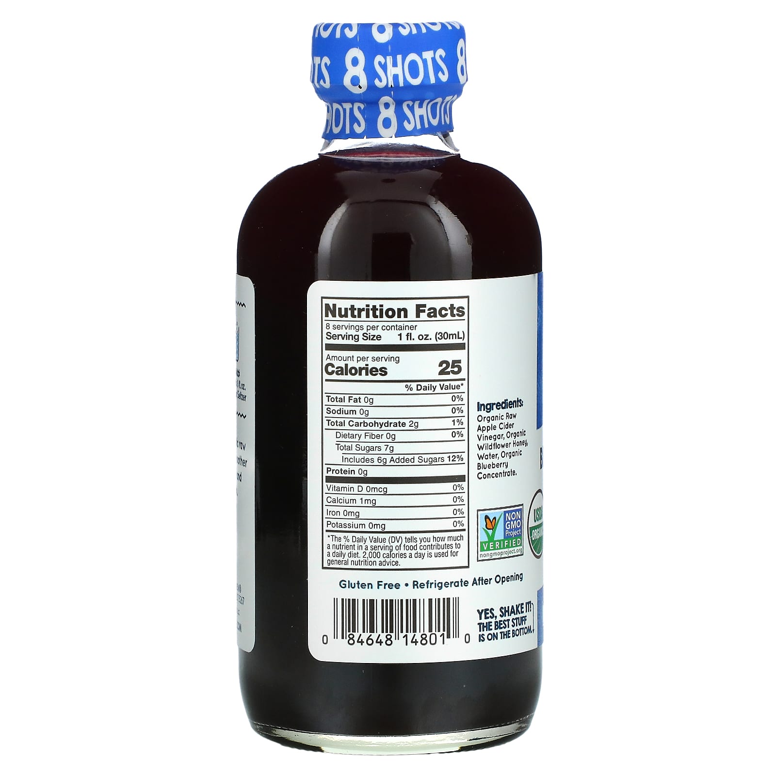 Vermont Village, Apple Cider Vinegar, Blueberries & Honey, 8 fl oz (236 ml)