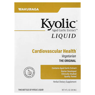 Kyolic, Aged Garlic Extract, 심혈관계, 액상, 2병, 각 60ml(2fl oz)