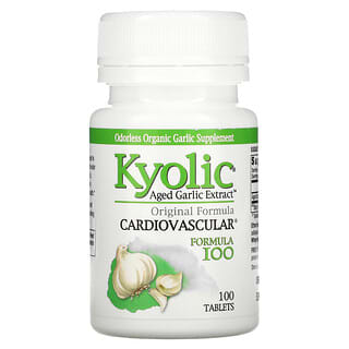 Kyolic, Aged Garlic Extract, Extracto de ajo maduro, Cardiovascular, Fórmula 100, 100 comprimidos