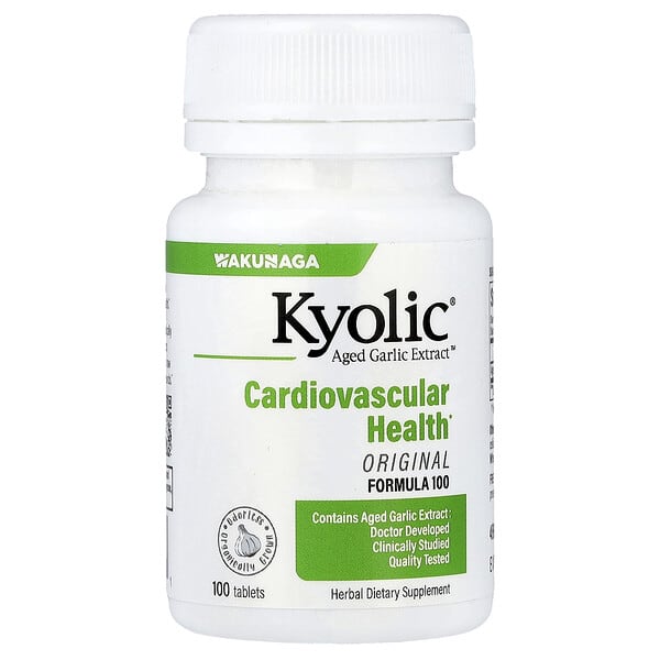 Aged Garlic Extract™, Cardiovascular Health, Original, Formula 100, 100 Tablets (300 mg per Tablet)