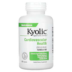 Kyolic, Extracto de ajo añejo, Cardiovascular, Fórmula 100, 200 cápsulas