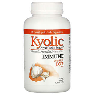 Kyolic, Extrait d'ail vieilli, Système immunitaire, Formule 103, 200 capsules