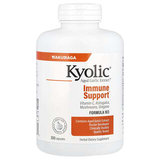 Kyolic, Aged Garlic Extract™, Formula 103, 300 Kapseln