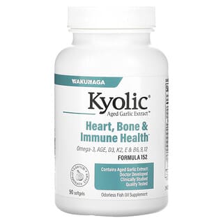 Kyolic, Heart, Bone & Immune Health, 90 Softgels