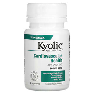 Kyolic, Aged Garlic Extract, One Per Day, Cardiovascular Health, 30 Vegan Caplets